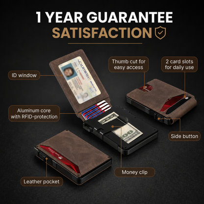 ARTHUR ATELIER® Minimalist Wallet - Maximum Capacity. Minimal Footprint.