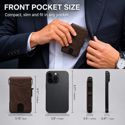 ARTHUR ATELIER® Minimalist Wallet - Maximum Capacity. Minimal Footprint.