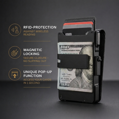 ARTHUR ATELIER® Minimalist Wallet - Maximum Capacity. Minimal Footprint.
