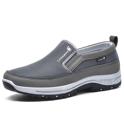 Men's Arch Support Loafers Waterproof Breathable Lightweight Non-Slip Walking Shoes