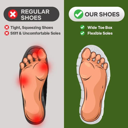 Men's Arch Support Loafers Waterproof Breathable Lightweight Non-Slip Walking Shoes
